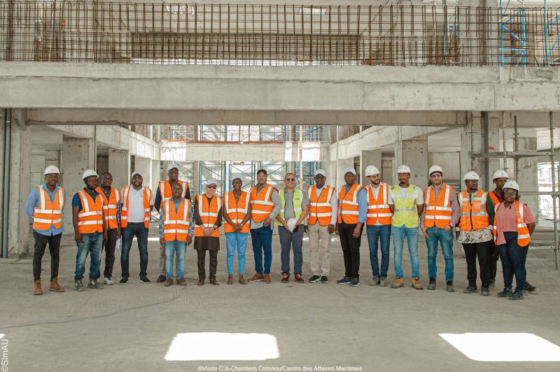 Visite du Comité d'Administration au Centre des Affaires Maritimes à Cotonou